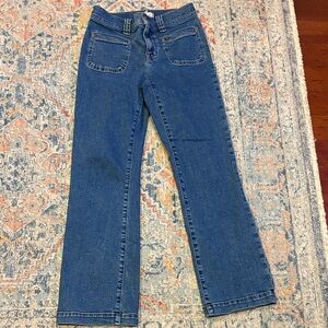 Madewell Women's Straight Leg Blue Jeans
